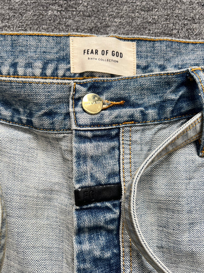 Fear Of God Sixth Collection Inside Out Denim Pants