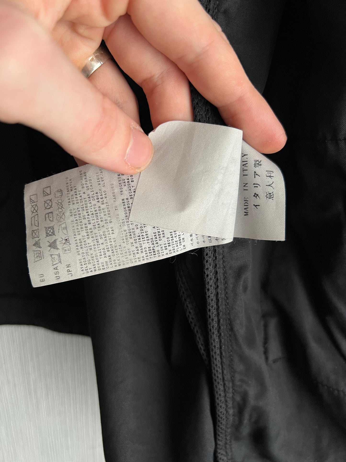 Stone Island Shadow Project SS11 Black Batavia Magnet Jacket