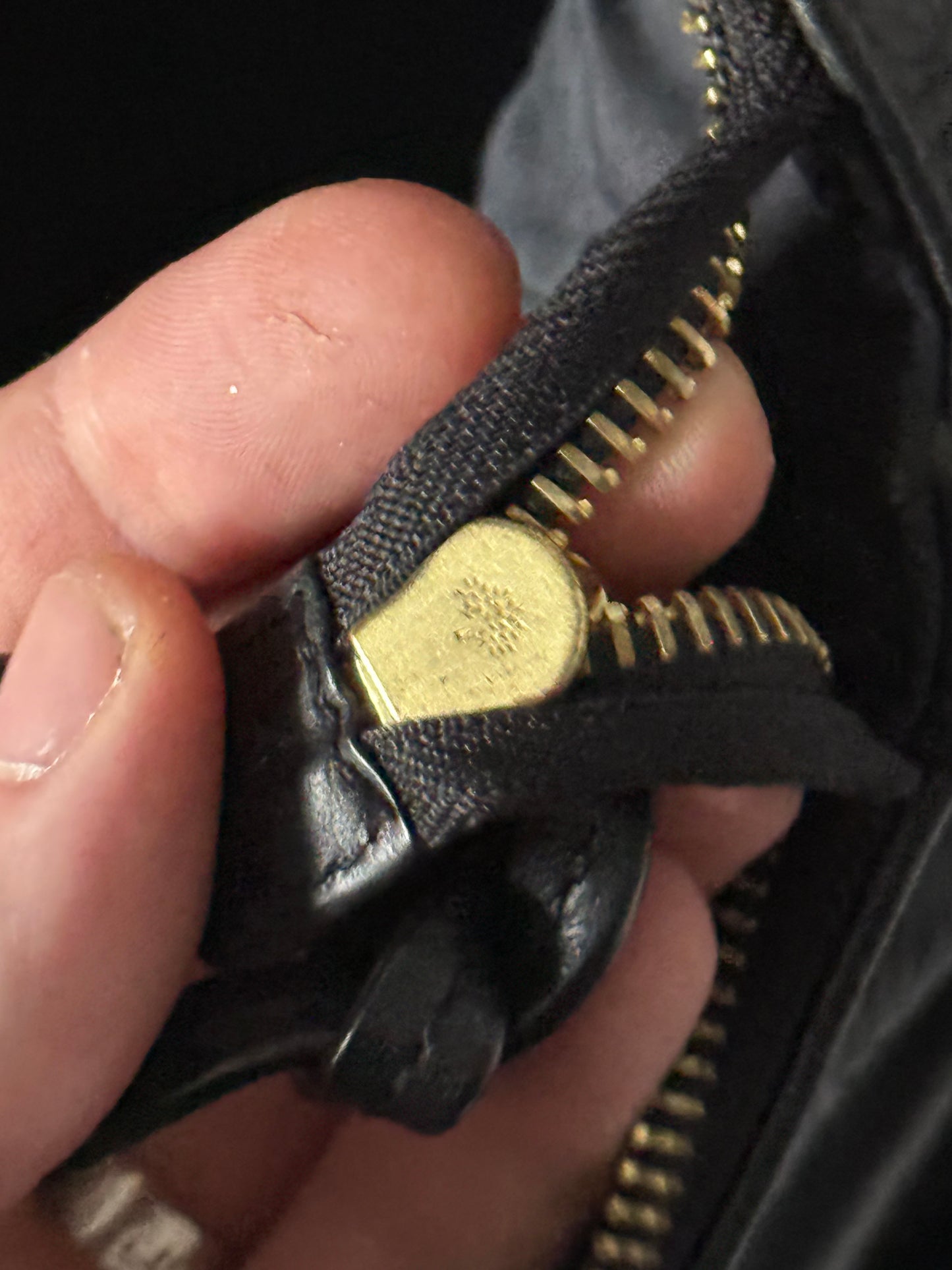 Mulberry Effie Tote Bag in Black Leather