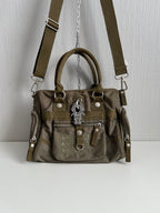 GGL George Gina and Lucy Goodbye Johnny Khaki Bag
