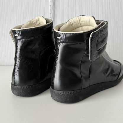 Maison Margiela Future High Top Cracked Sneakers