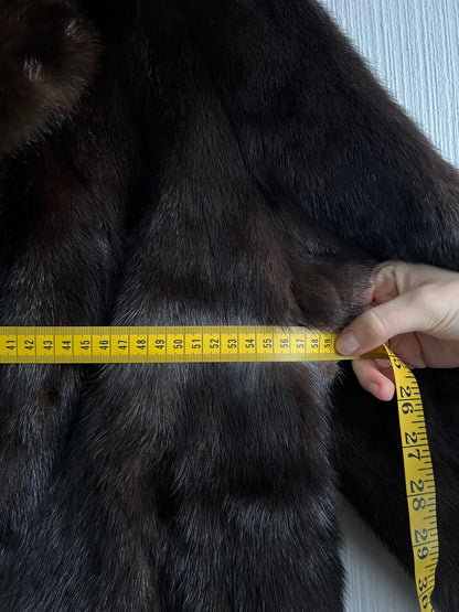 Saga Furs Mink Coat Auto Lady Short Jacket