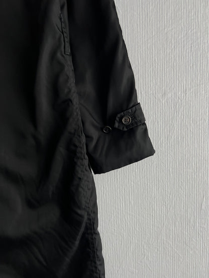 Prada Milano Nylon Black Womens Trench Coat
