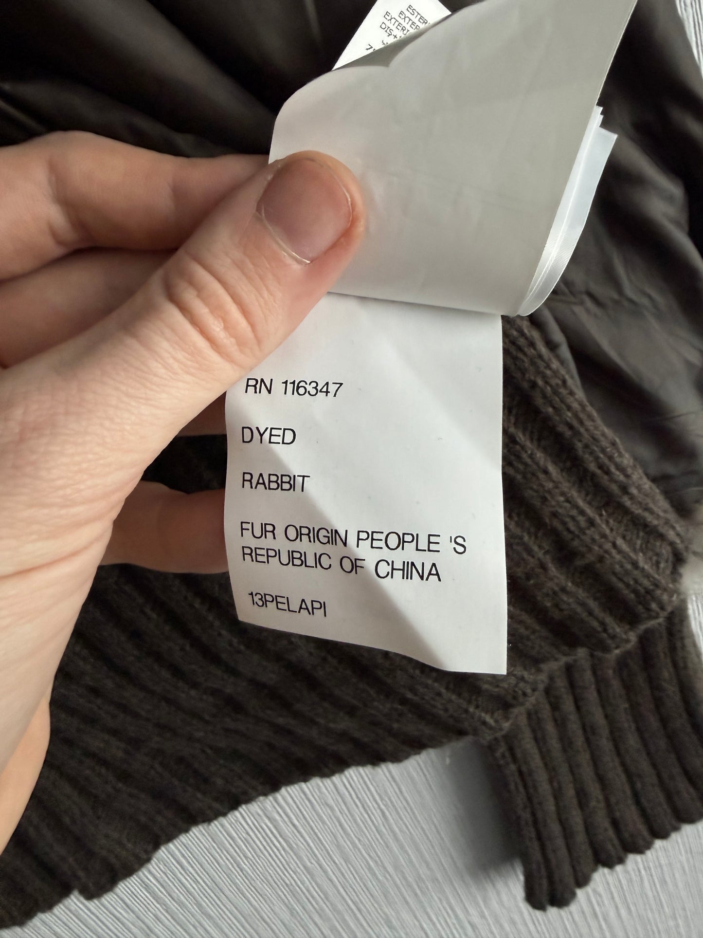 Moncler FW18 Rabbit Fur Camo Zip Up Cardigan Sweater