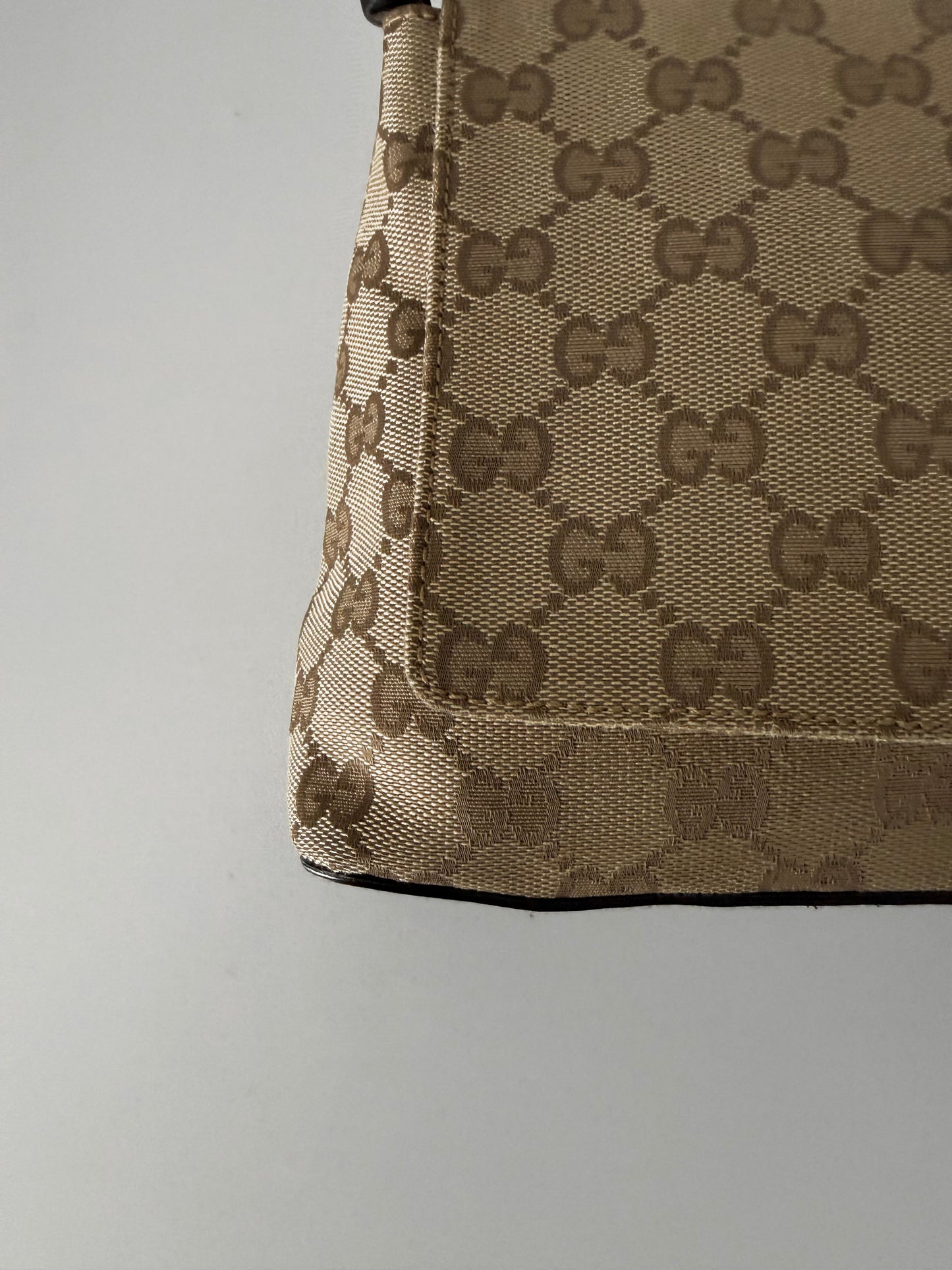 Gucci GG Canvas Looping Shoulder Bag