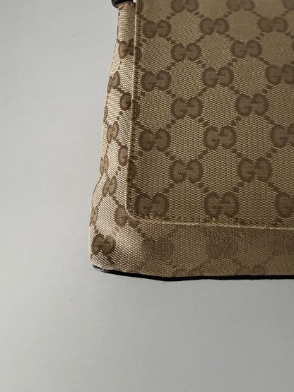 Gucci GG Canvas Looping Shoulder Bag