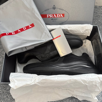 Prada Black Americas Cup Shoes
