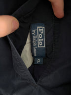 Polo Ralph Lauren Navy Embroidery Cotton Reversible Jacket