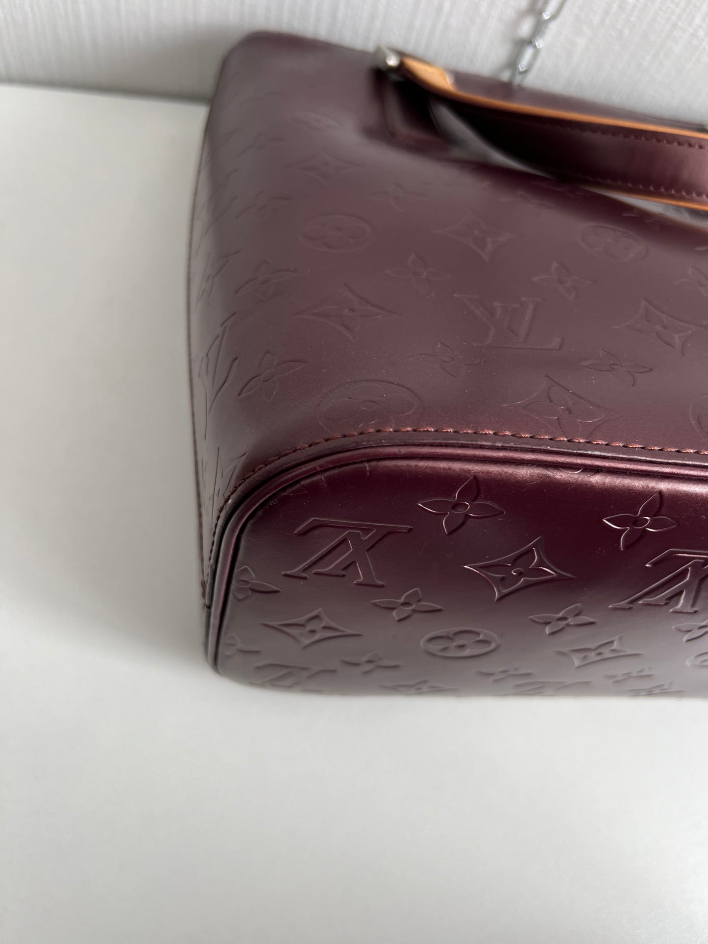 Louis Vuitton Purple Monogram Mat Stockton Bag