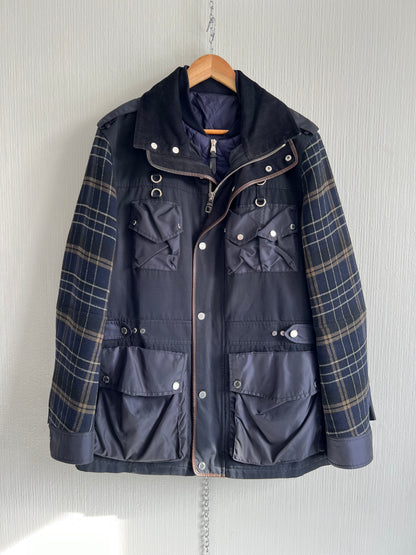 Louis Vuitton 2 in 1 Coat Multipocket Parka with Inner Down Puffer Jacket