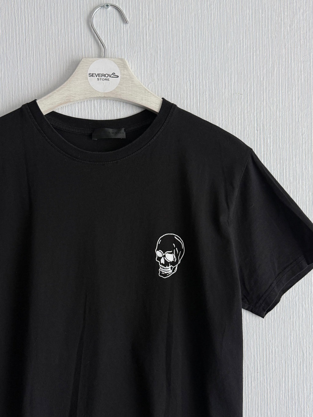 Alexander McQueen Men Black T Shirt