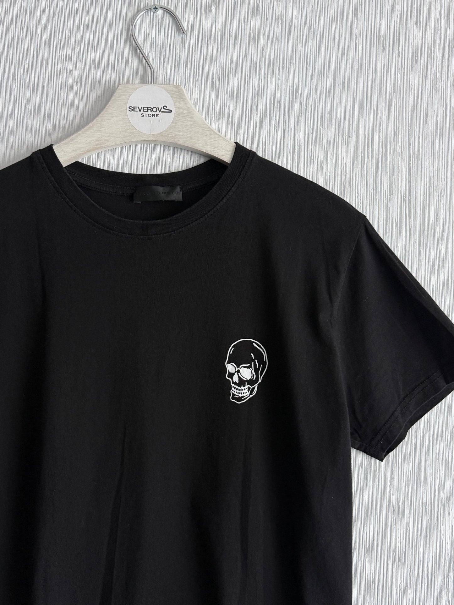 Alexander McQueen Men Black T Shirt