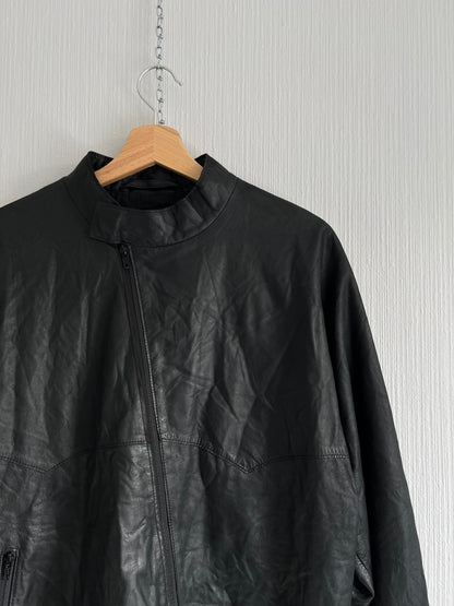 Levi’s Asymmetrical Crinkled Real Leather Jacket