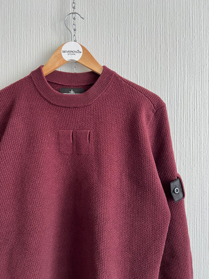 Stone Island Shadow Project
Waffle Wool Sweater In Bordeaux