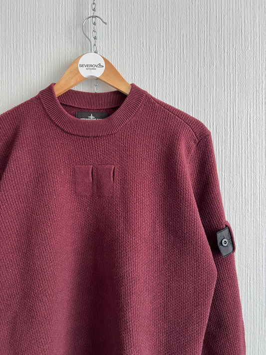 Stone Island Shadow Project
Waffle Wool Sweater In Bordeaux