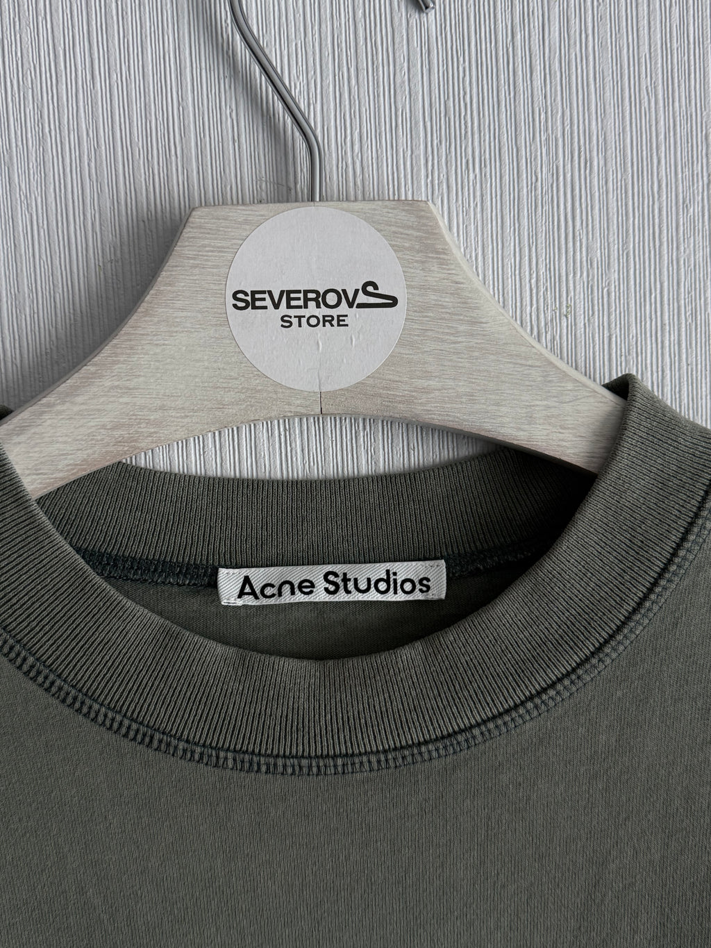Acne Studios Sage Green Oversized T-shirt