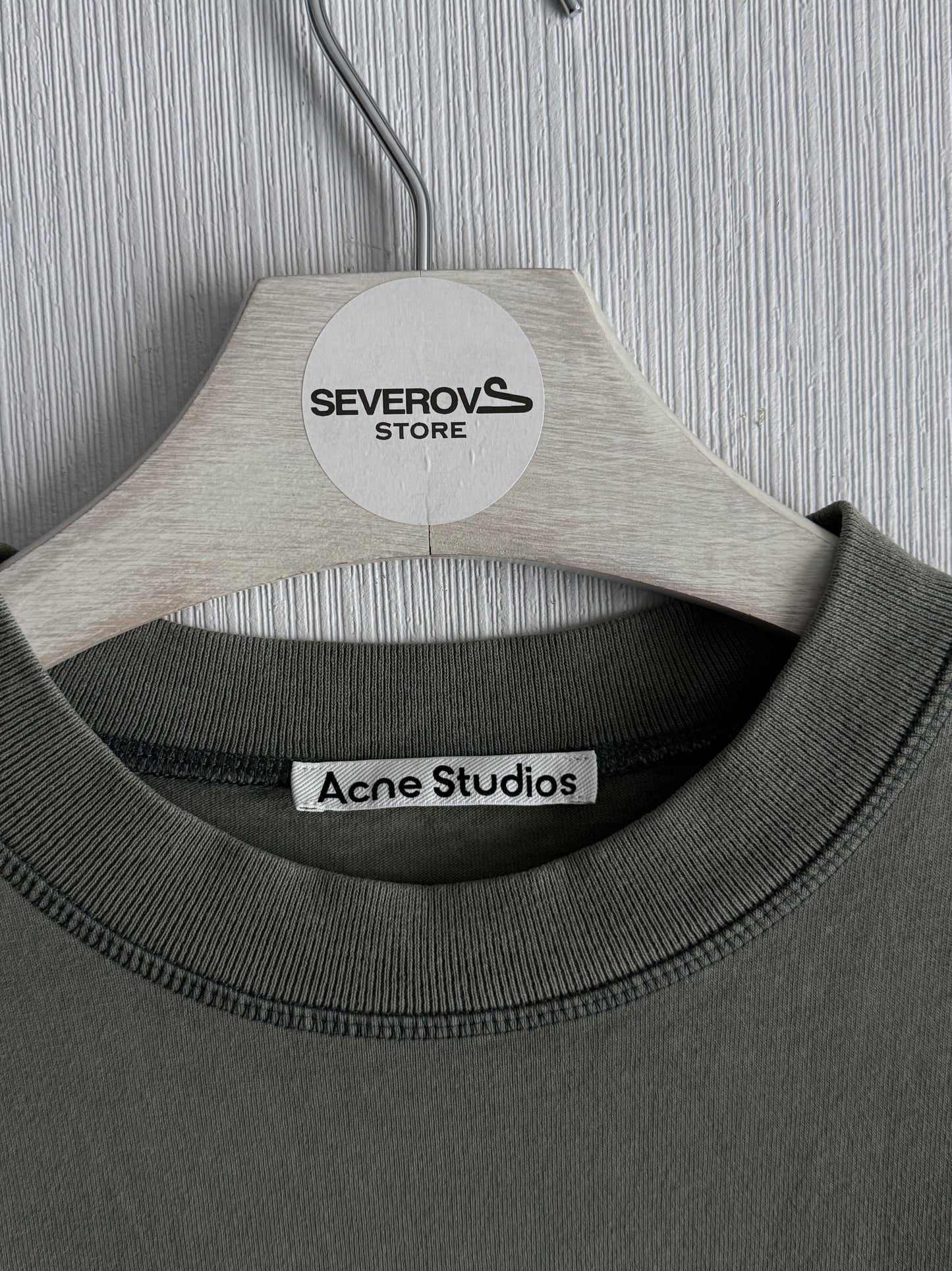 Acne Studios Sage Green Oversized T-shirt