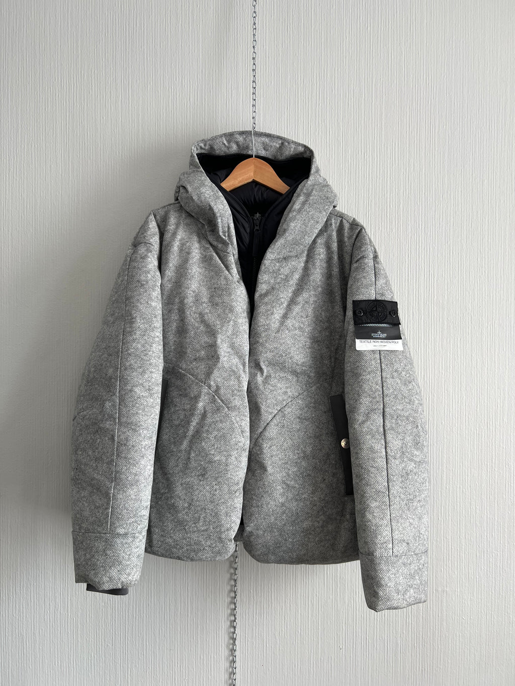 Stone Island Shadow Project Textile Non-Woven Poly Down Grey Jacket