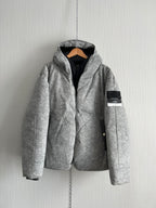 Stone Island Shadow Project Textile Non-Woven Poly Down Grey Jacket