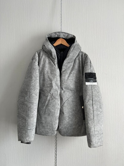 Stone Island Shadow Project Textile Non-wowen Poly Down Grey Jacket