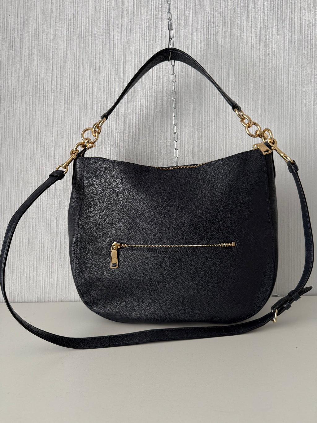 Coach Chelsea Pebble Leather Hobo Shoulder Bag