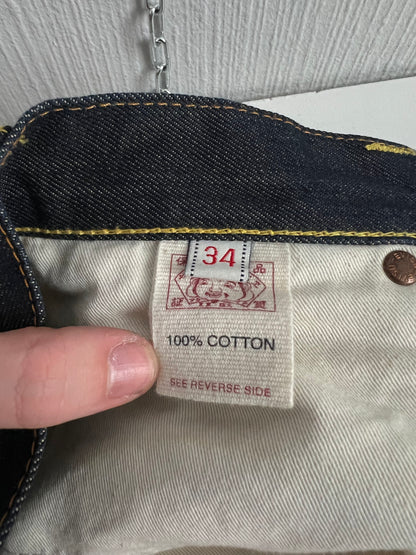 Evisu Japan Dark Indigo Selvedge Denim Jeans