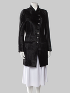 Ann Demeulemeester F/W 2004 Runway Sample Ponyhair Coat
