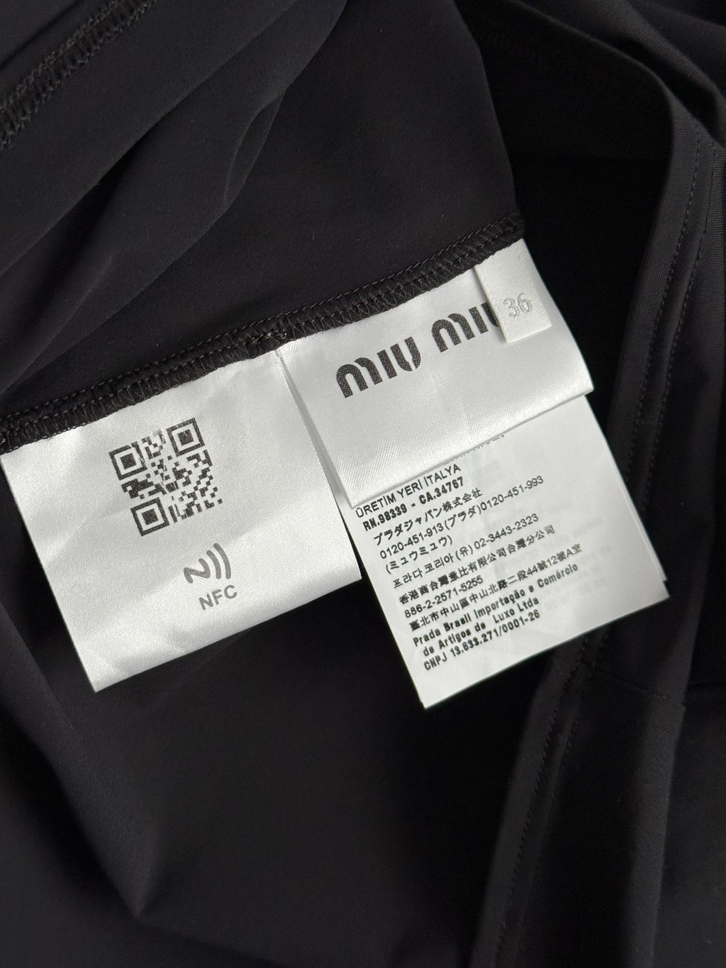 Miu Miu Logo-print Stretch Jersey Midi Dress