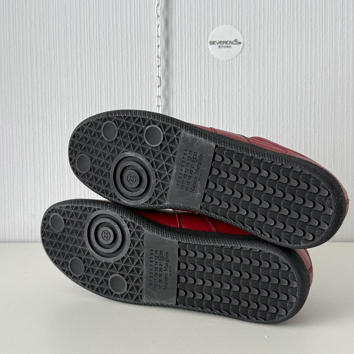 Maison Margiela Replica GATs Red Leather Sneaker
