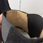 Chanel Black Suede Chelsea Ankle Boots