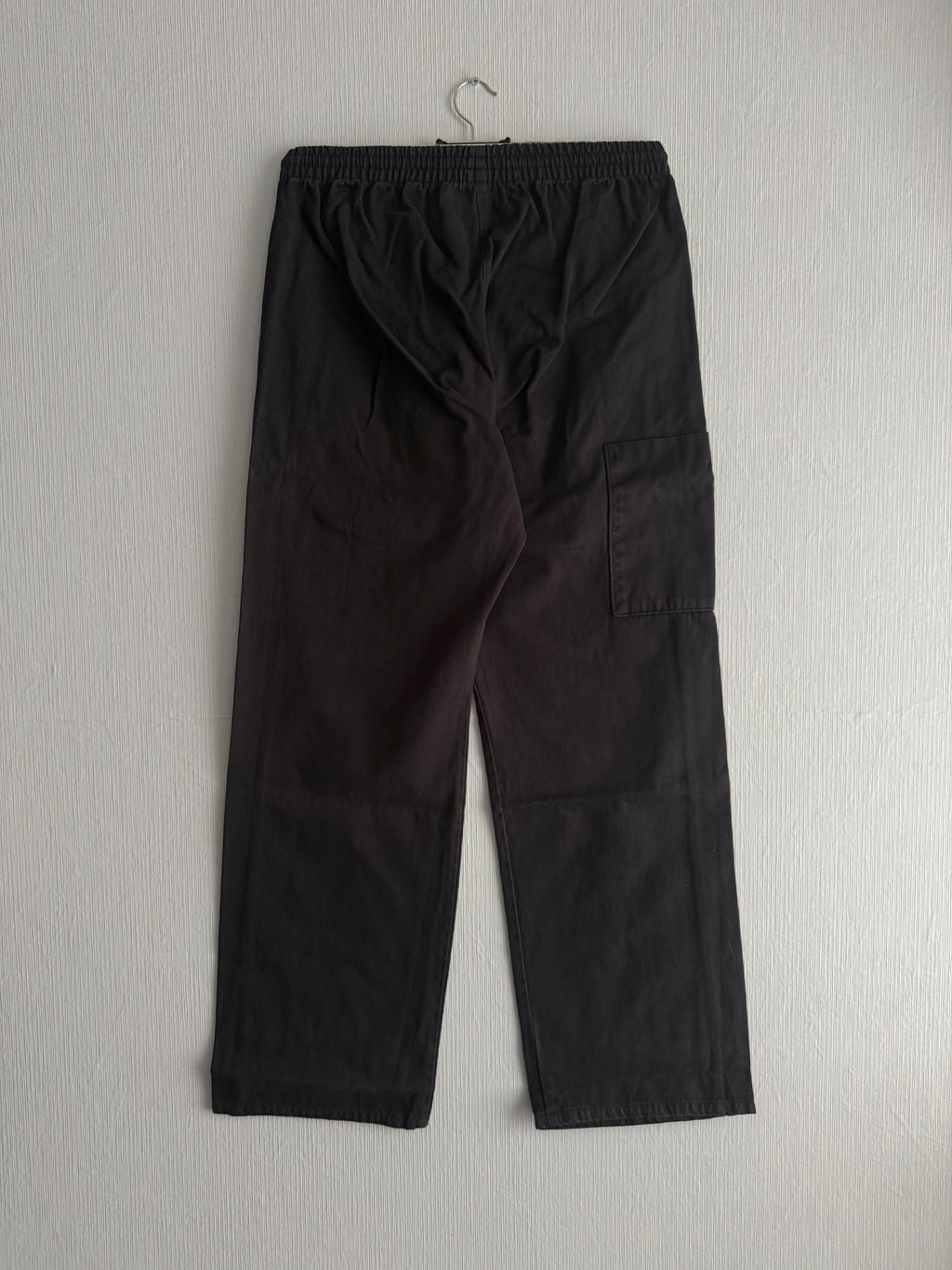 Yeezy Gap Engineered by Balenciaga Sateen Black Cargo Pants