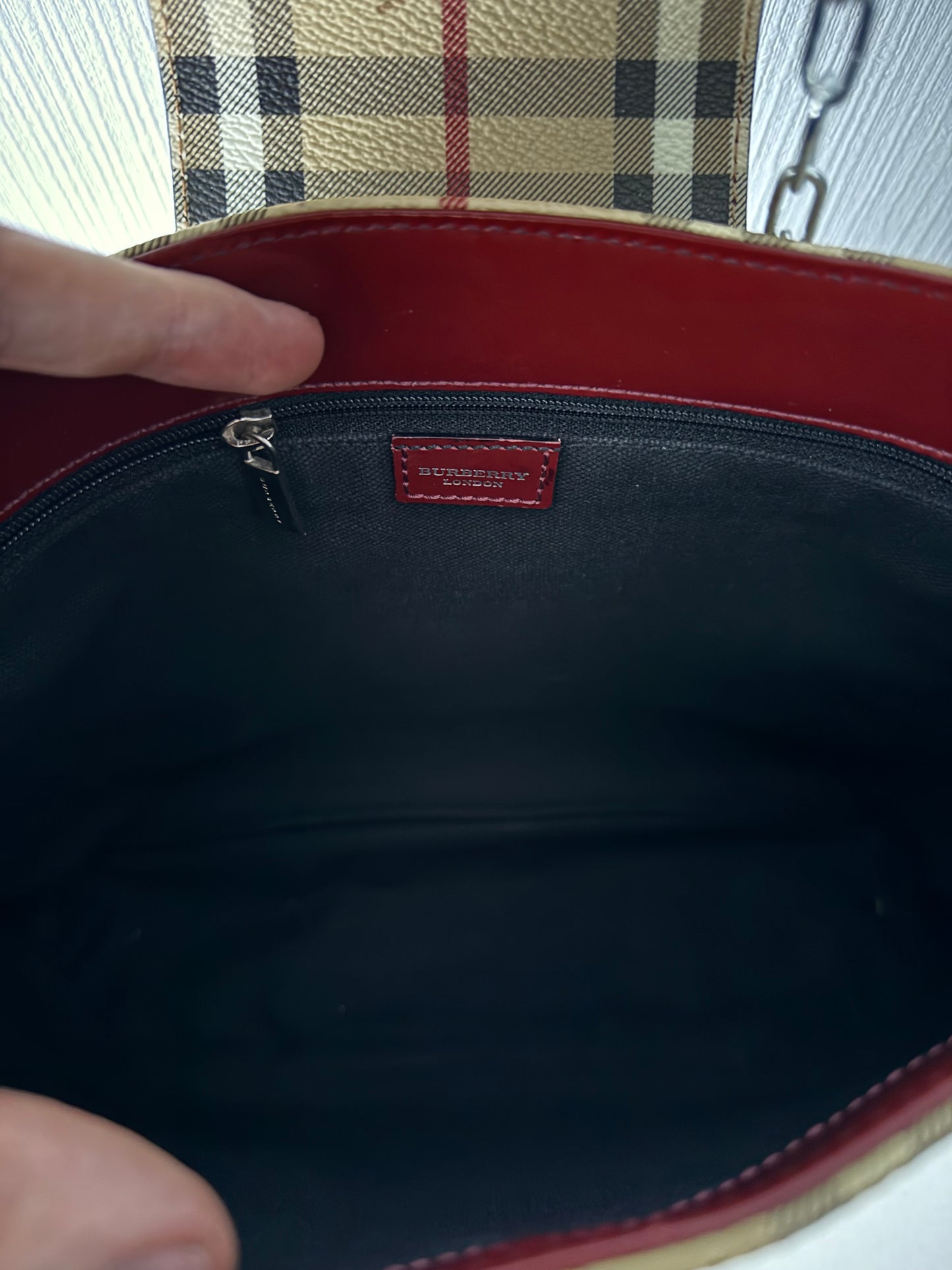 Burberry Nova Check Shoulder Bag with Wallet