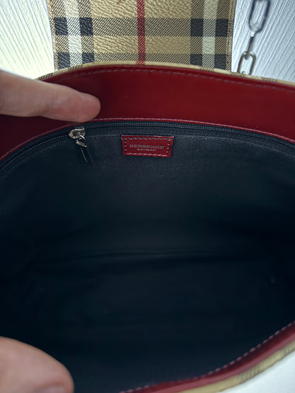 Burberry Nova Check Shoulder Bag with Wallet