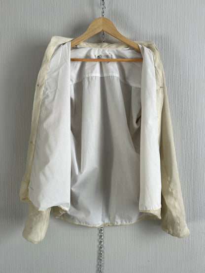 Archive Maison Margiela 0 Artisinal Line Double layered Mens Shirt with Silk Top Layer