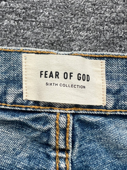 Fear Of God Sixth Collection Inside Out Denim Pants