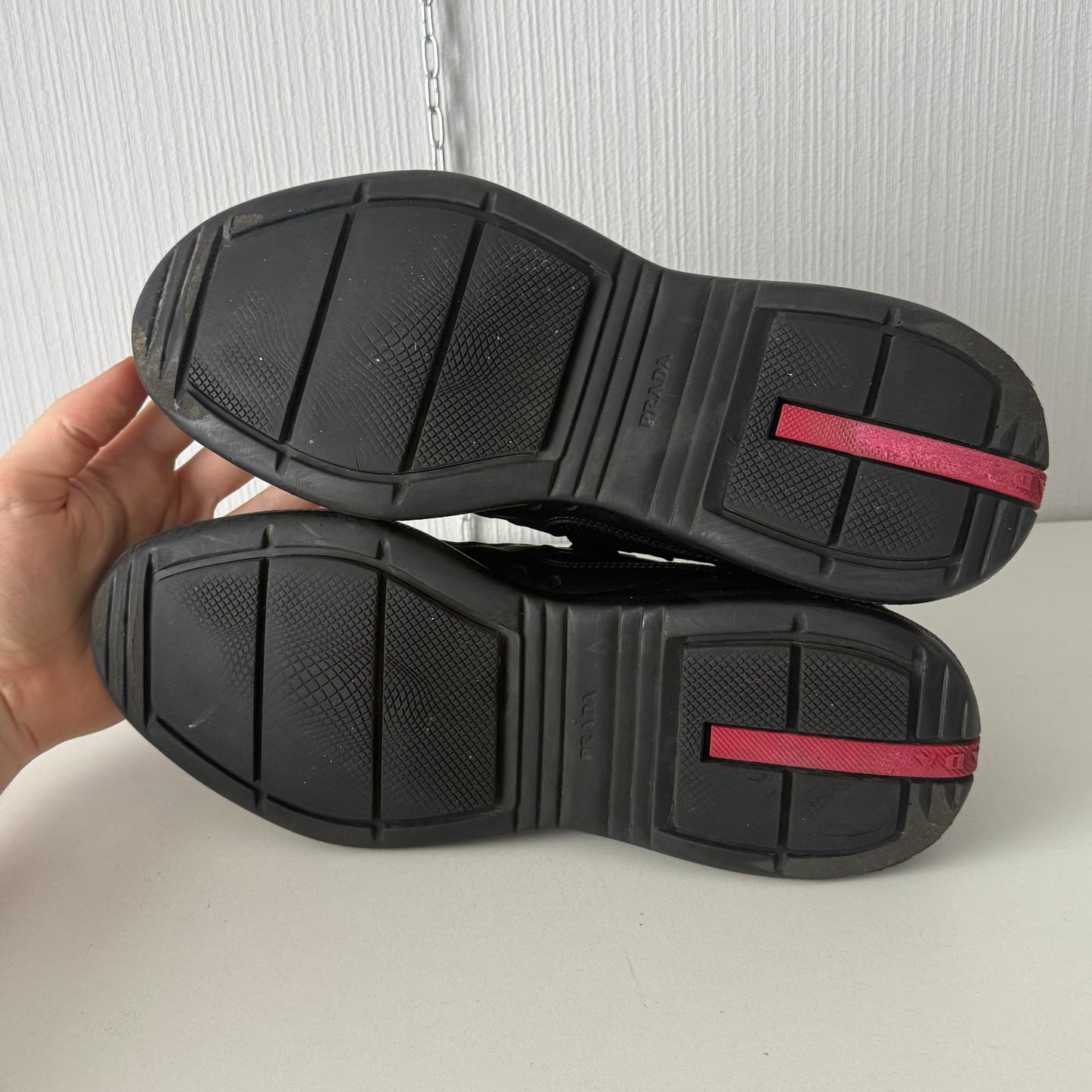 Prada Black Americas Cup Shoes