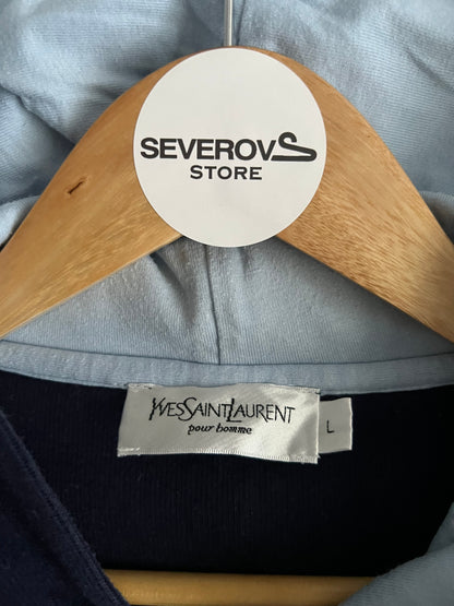 Yves Saint Laurent Vintage Navy Cotton Hoodie