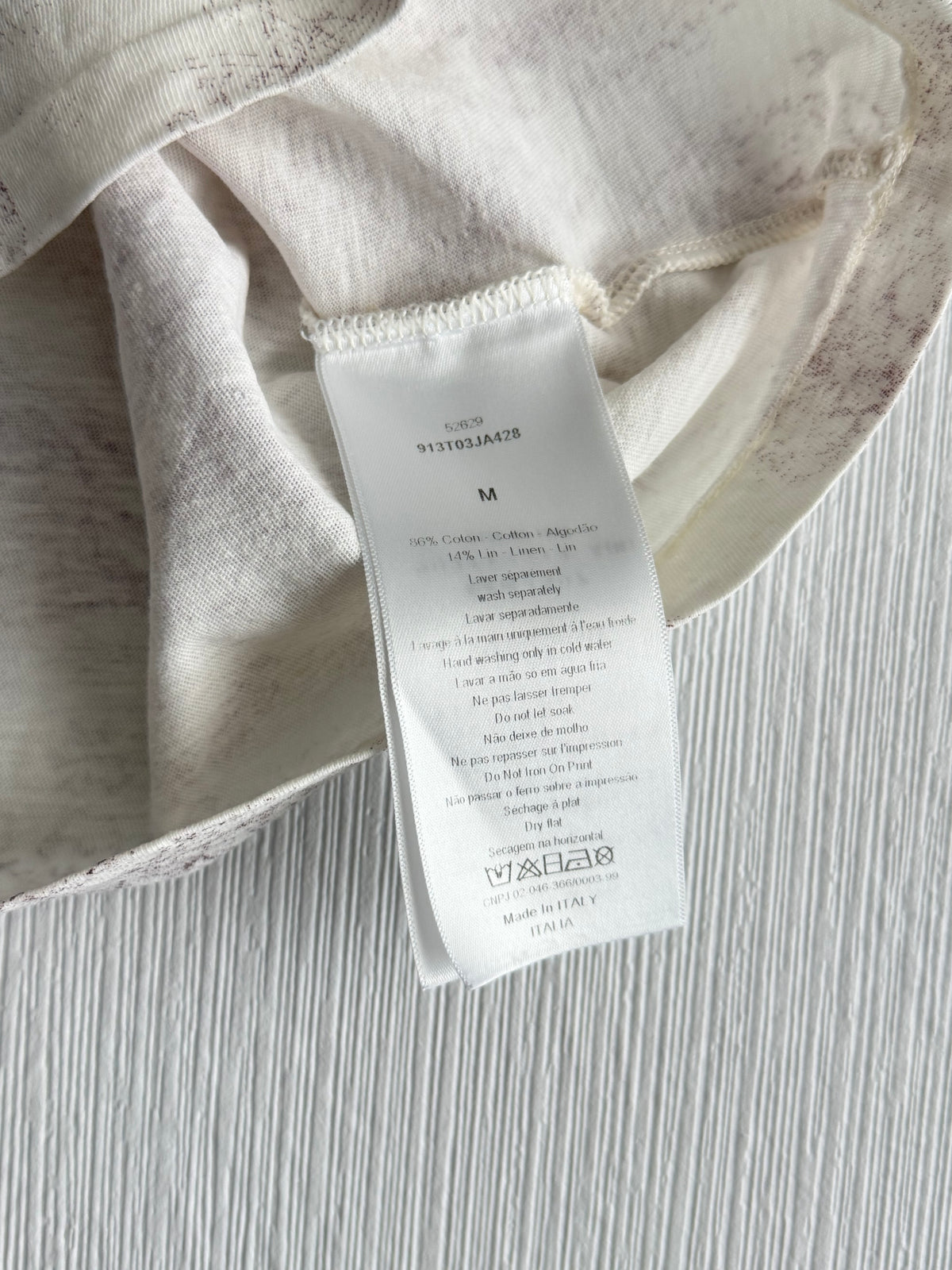 Christian Dior Diorodeo White T-Shirt