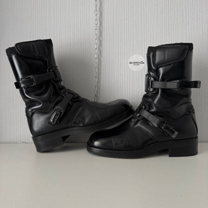 Gucci by Tom Ford AW99 Moto Boots