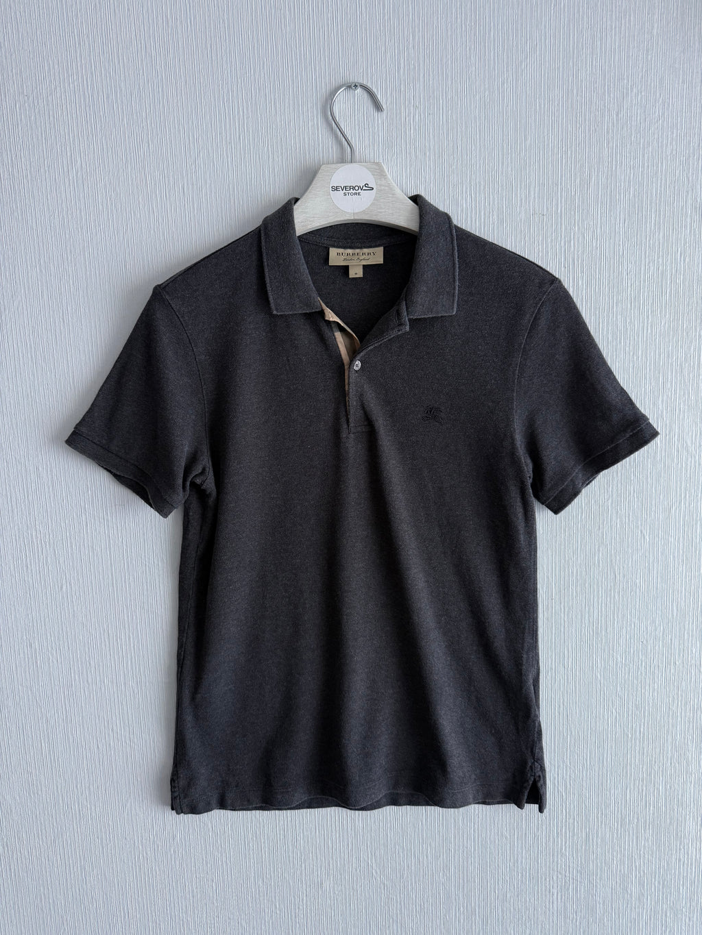 Burberry Men’s Dark Grey Polo