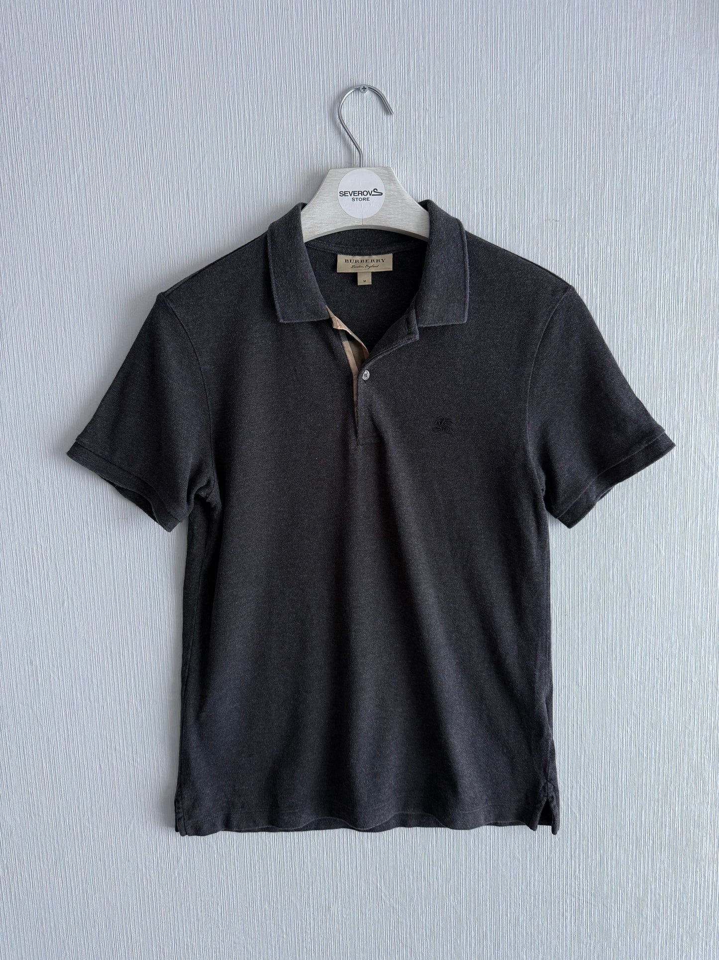 Burberry Men’s Dark Grey Polo