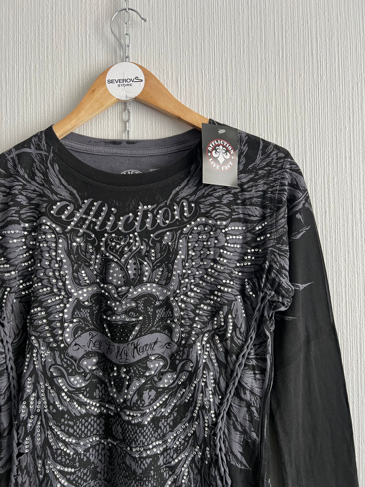 Affliction Women’s Grey Top