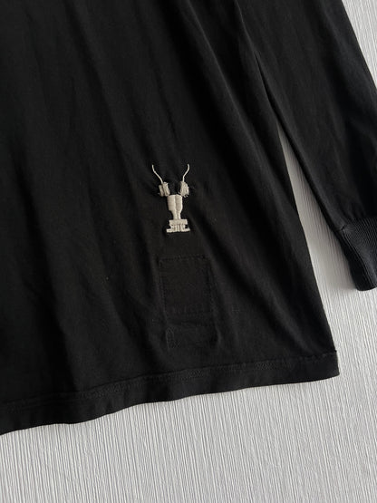 Rick Owens DRKSHDW Long Sleeve Level Logo T-shirt