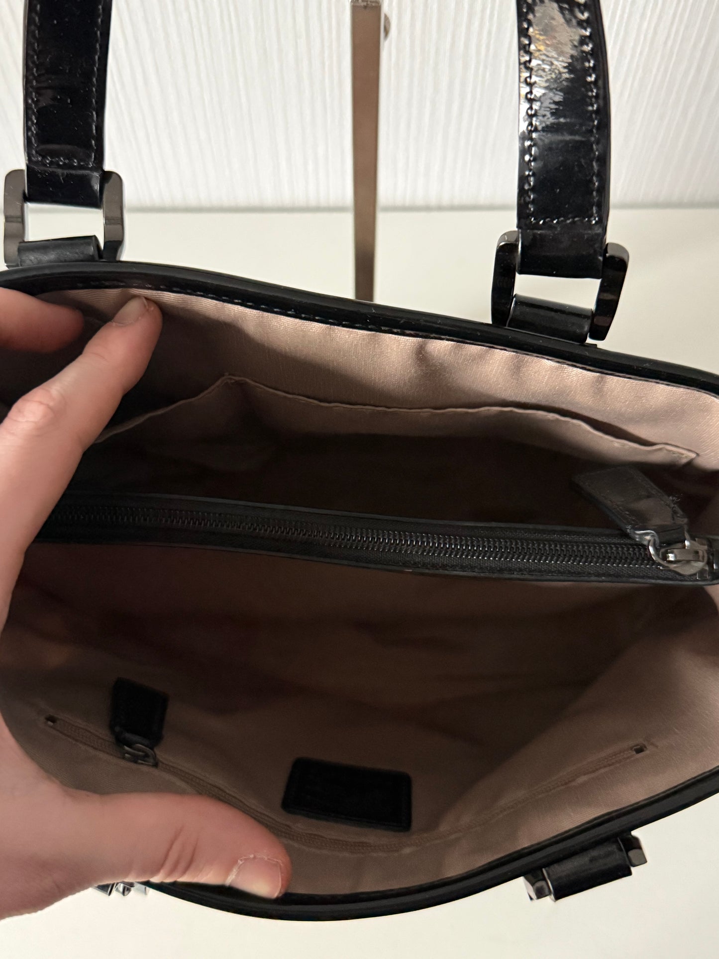 Burberry Supernova Check Emmy Tote Black