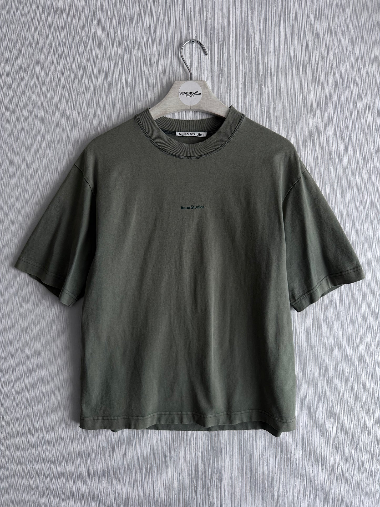 Acne Studios Sage Green Oversized T-shirt