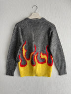Prada FW18 Flame Mohair Sweater