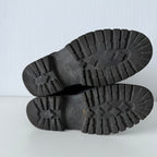 Chanel Quilted Leather & Knit Boots