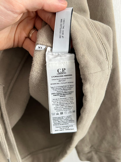 C.P. Company Logo-embroidered Cotton-fleece Sweatshirt