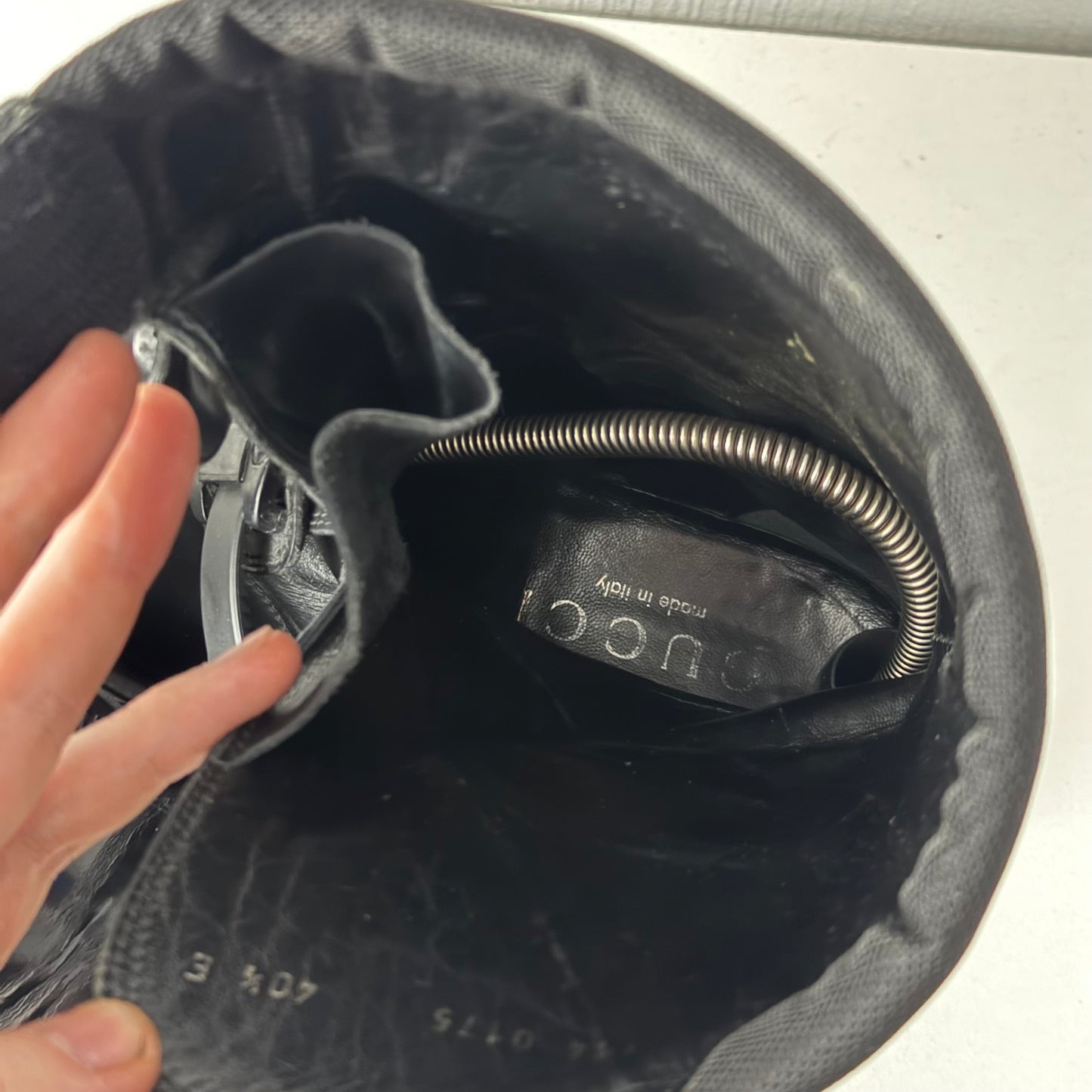 Gucci by Tom Ford AW99 Moto Boots