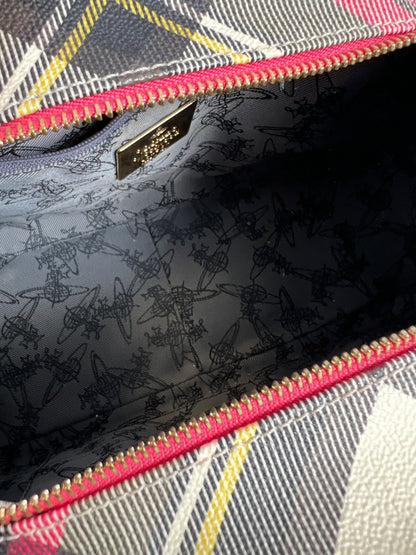 Vivienne Westwood Tartan Yasmine Derby Bowler Bag
